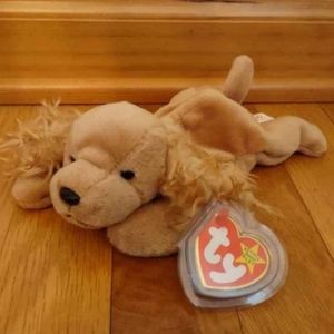 Ty Beanie Babies Spunky the Cocker Spaniel Dog